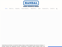 Tablet Screenshot of handalresources.com.my